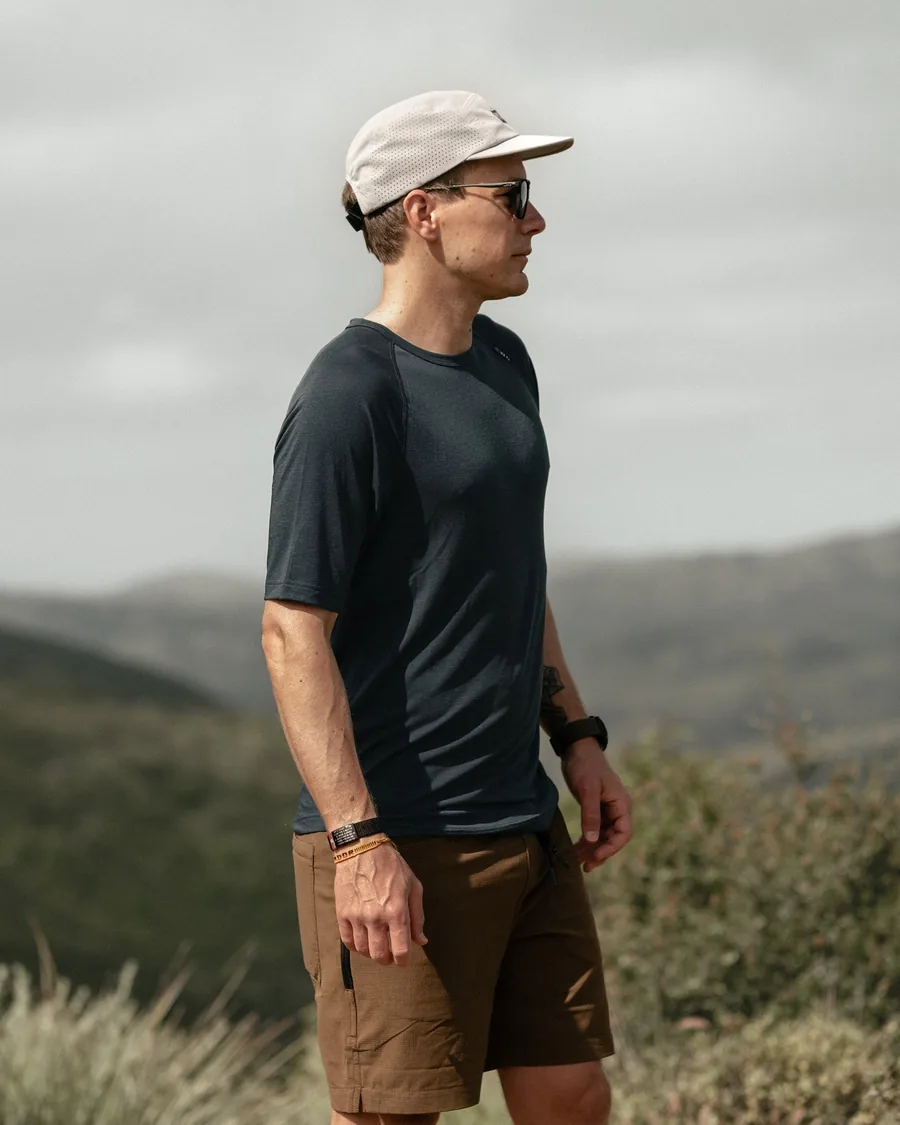 KETL Mtn Departed Featherweight Performance Travel Tee Navy