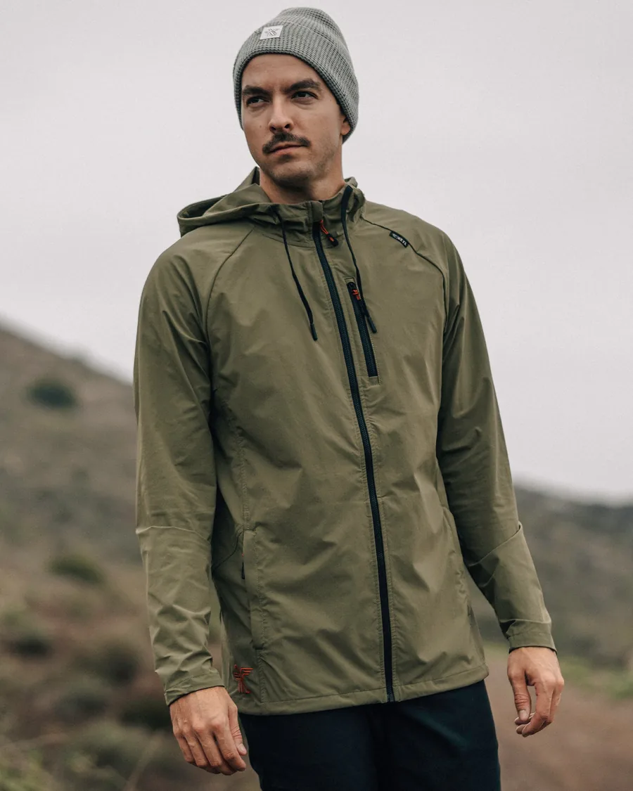 KETL Mtn Escapade Lightweight Active Travel Jacket in Green