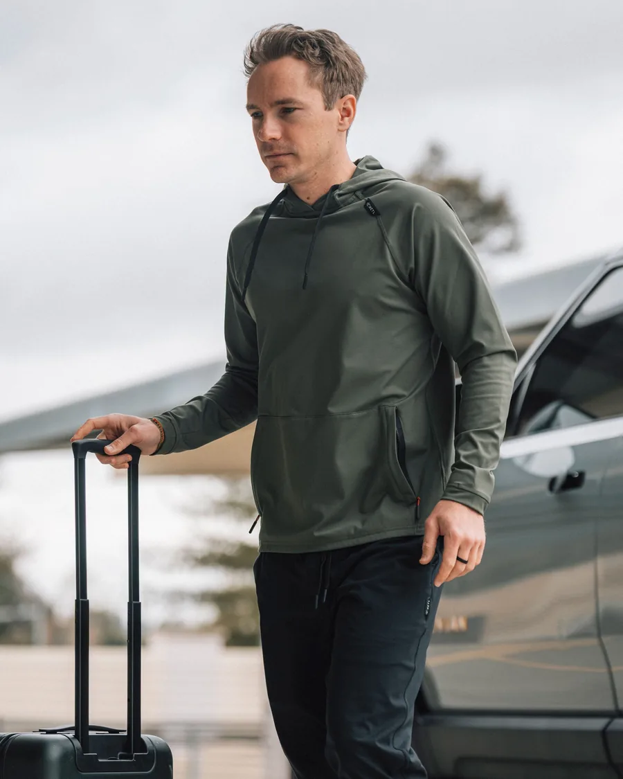 KETL Mtn MilesBound Travel Pullover Hoodie Green